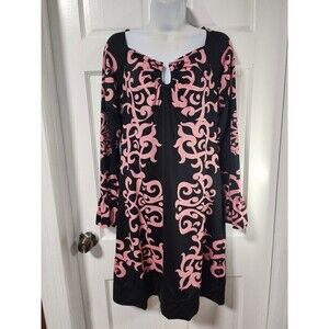 INC International Concepts black & pink casual dress